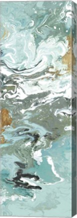 Framed Green Marble III Print