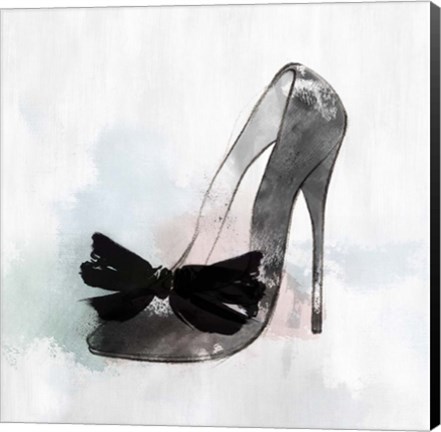 Framed Black Heel I Print