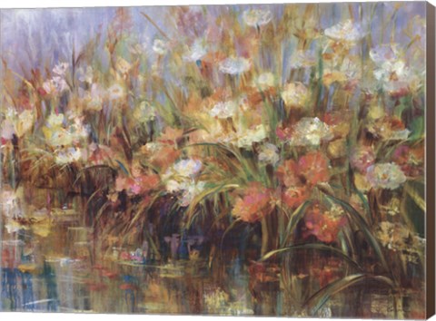 Framed Floral Reeds Print
