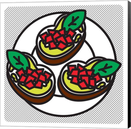 Framed Bruschetta Print