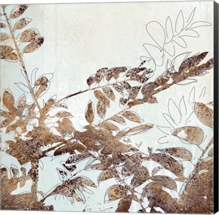 Framed Leaves 1 Print