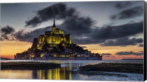 Framed Mont Saint Michel France Print