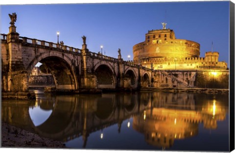 Framed St. Angelo Rome Print