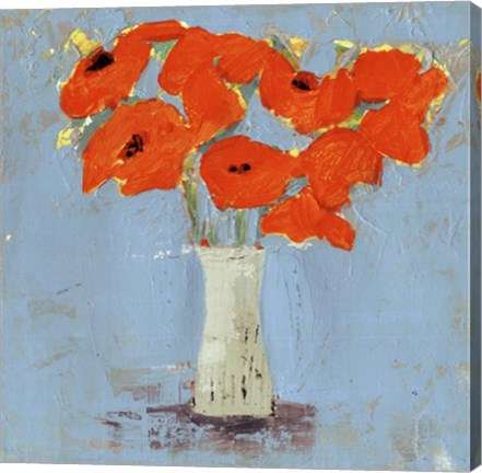 Framed Orange Poppy Impression I Print