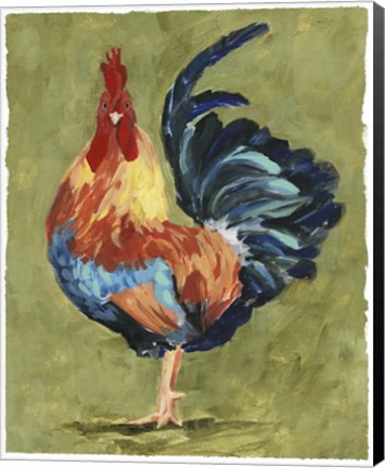 Framed Chicken Scratch IV Print