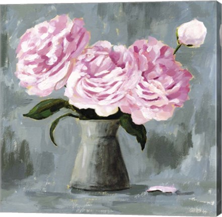 Framed Peony Study II Print