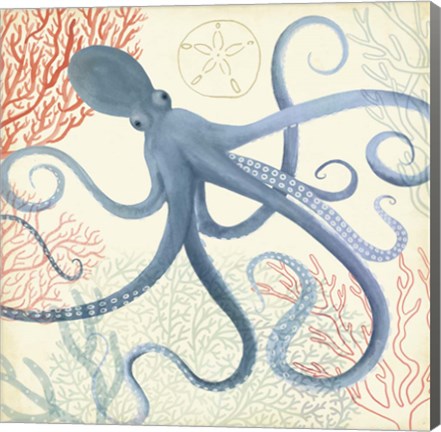 Framed Underwater Whimsy III Print