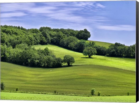 Framed Pastoral Countryside II Print