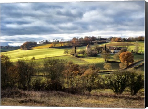 Framed Pastoral Countryside XVIII Print