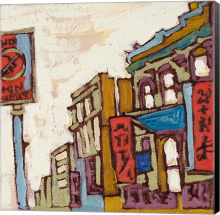 Framed Chinatown VII Print