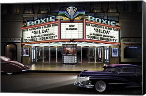 Framed Diners and Cars I Print