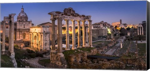 Framed Forum Romanum Rome Print