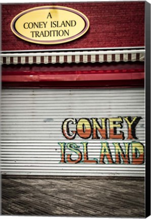 Framed Coney Island New York Print