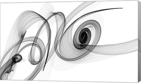Framed Abstract Black and White Art 2015-03-08 Print