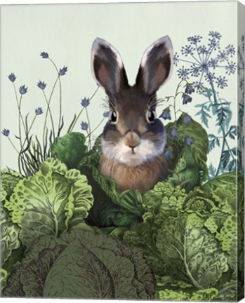 Framed Cabbage Patch Rabbit 4 Print