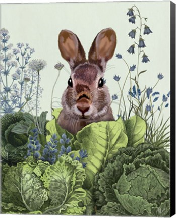 Framed Cabbage Patch Rabbit 6 Print