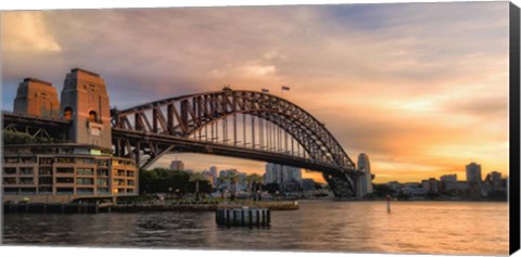 Framed Harbor Bridge Print