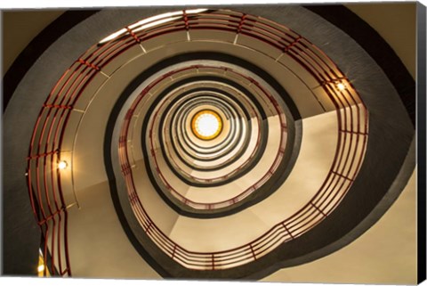 Framed Staircase Spiral 2 Print