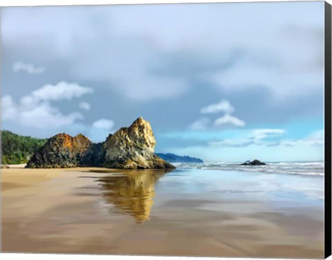 Framed Oregon Coast III Print