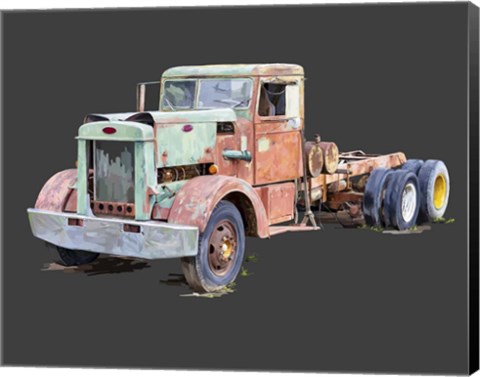 Framed Vintage Truck III Print