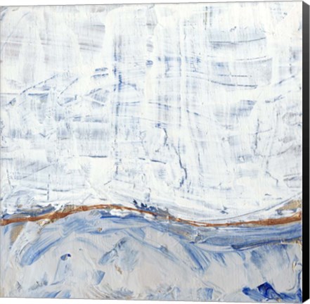 Framed Blue Highlands IV Print