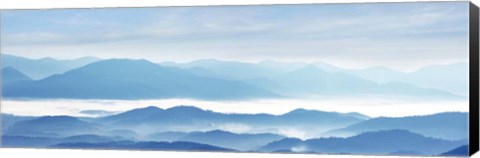 Framed Misty Mountains IX Print