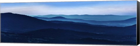 Framed Misty Mountains I Print