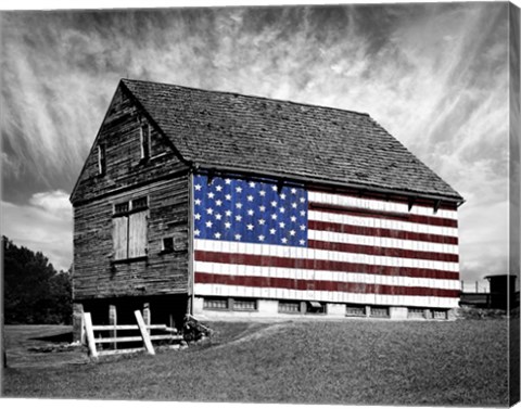 Framed Flags of Our Farmers XIV Print