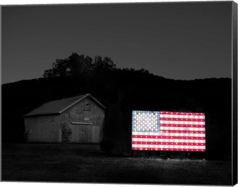 Framed Flags of Our Farmers VI Print