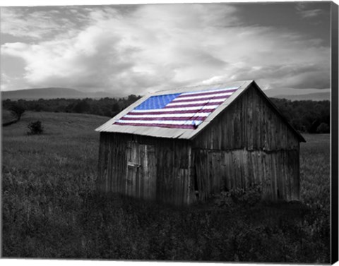 Framed Flags of Our Farmers XII Print