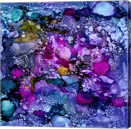 Framed Purple Outburst II Print