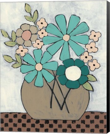 Framed Mid Summer Bouquet II Print