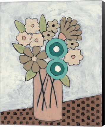 Framed Mid Summer Bouquet III Print