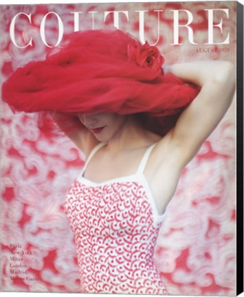 Framed Couture August 1959 Print