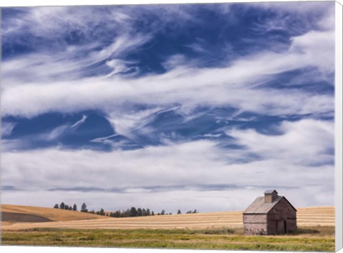 Framed Farm &amp; Field I Print