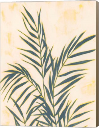 Framed Sunset Fronds II Print