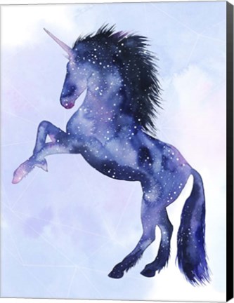 Framed Unicorn Universe  IV Print
