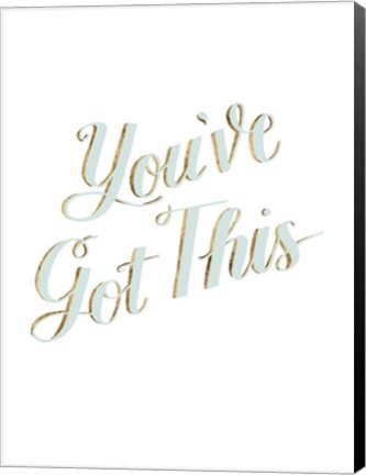 Framed Be Yourself IV Print
