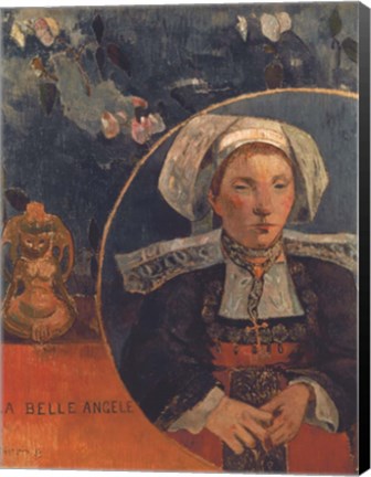 Framed Belle Angele, 1889 Print