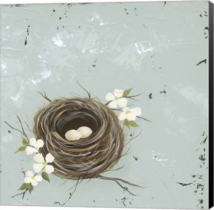 Framed Flower Nest II Print