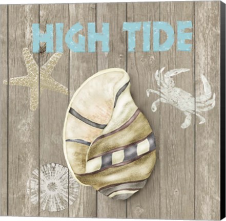 Framed High Tide Shoreline I Print