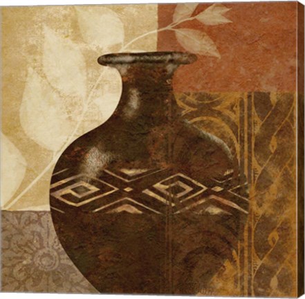 Framed Ethnic Vase III Print