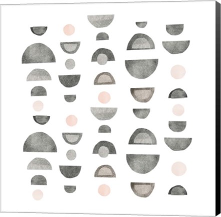Framed Half Circles III Print