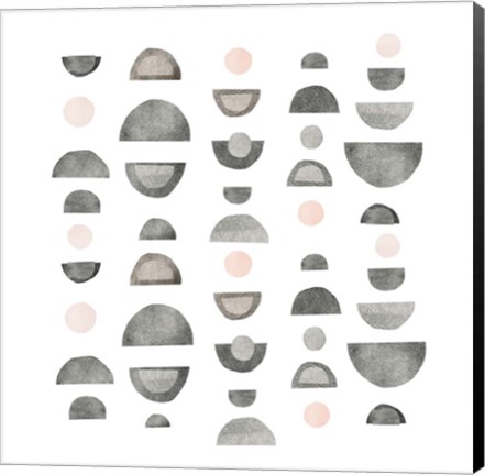 Framed Half Circles IV Print