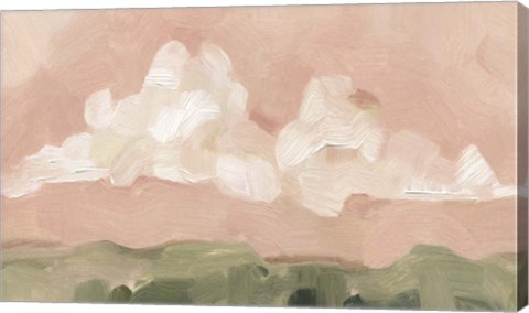 Framed Pink Haze Sunset I Print