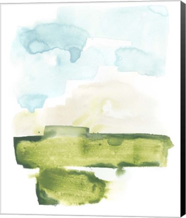 Framed Liquid Valley VII Print