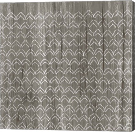 Framed Weathered Wood Patterns VI Print