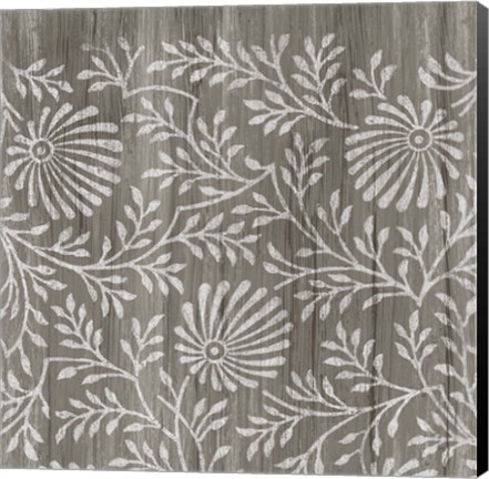 Framed Weathered Wood Patterns VII Print
