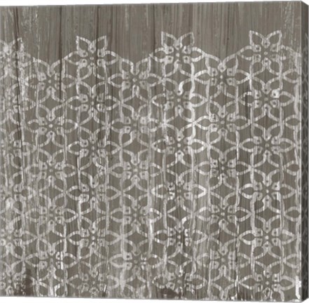 Framed Weathered Wood Patterns IX Print