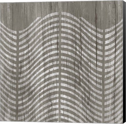 Framed Weathered Wood Patterns X Print